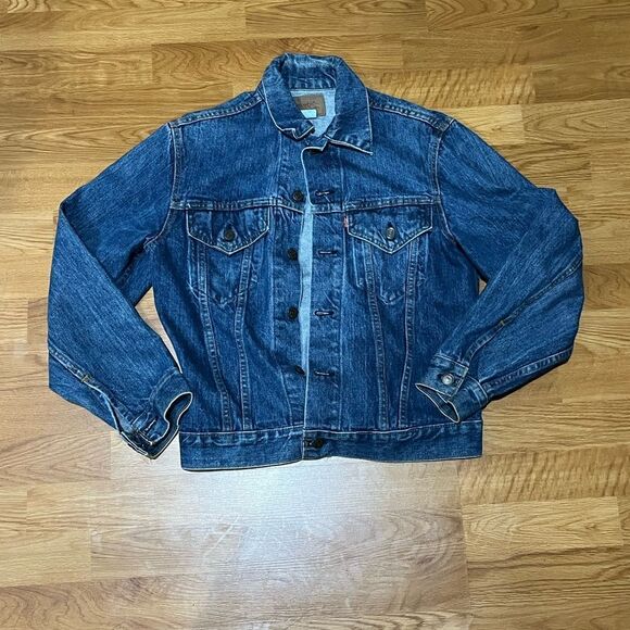 Levi's Blue Denim Jacket Womens Size: Small - Picture 1 of 3